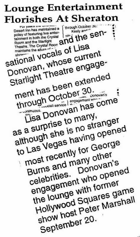 another review about Lisa at the Sheraton